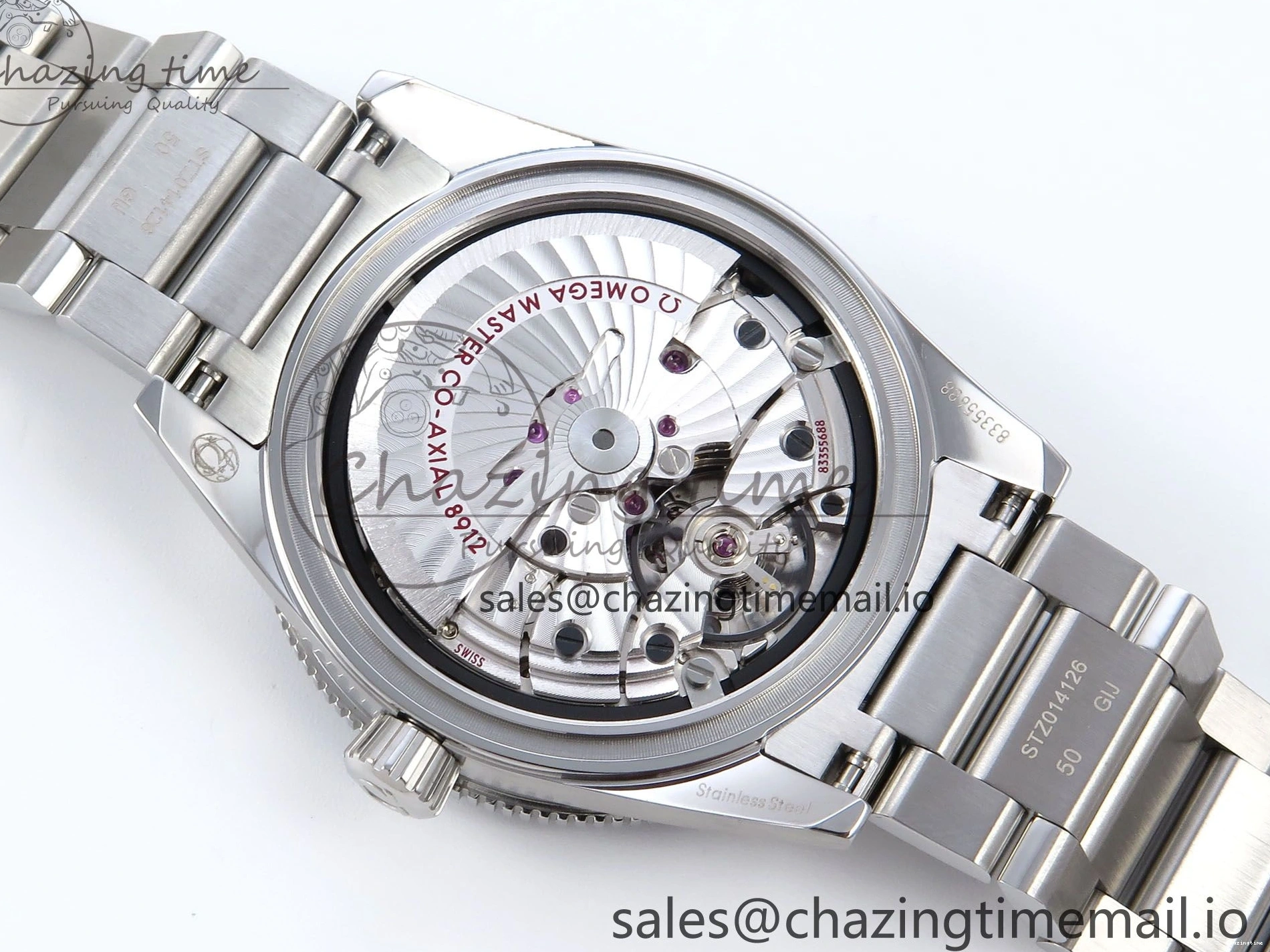 0523 Elegant Seamaster 300 Heritage SS VSF 1:1 Best Edition Blue Dial on SS Bracelet A 7701